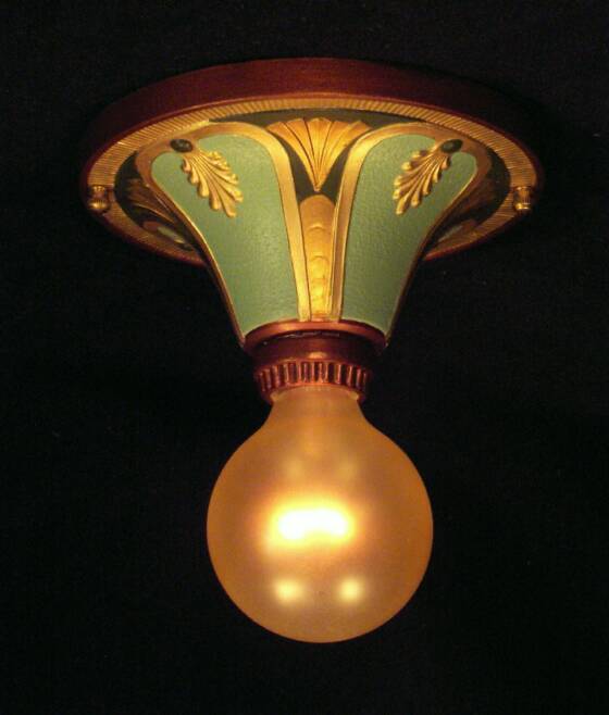 1 Bulb Flush Mount can also be used as a sconce!